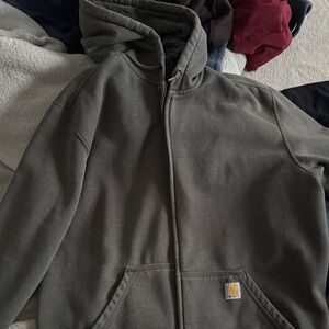 Carhartt Dark Gray Full-Zip Hoodie
